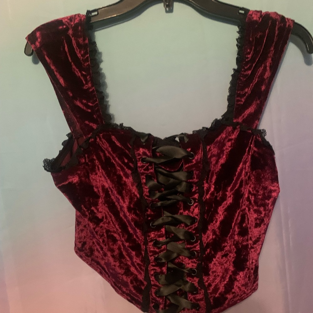 Dolls Kill / The Grave Girls | Batty For You Velvet Top